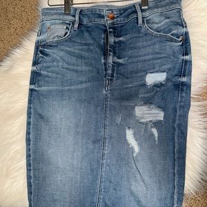 Denim Pencil Guess Skirt